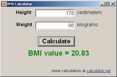 BMI Calculator 1.0.0 full