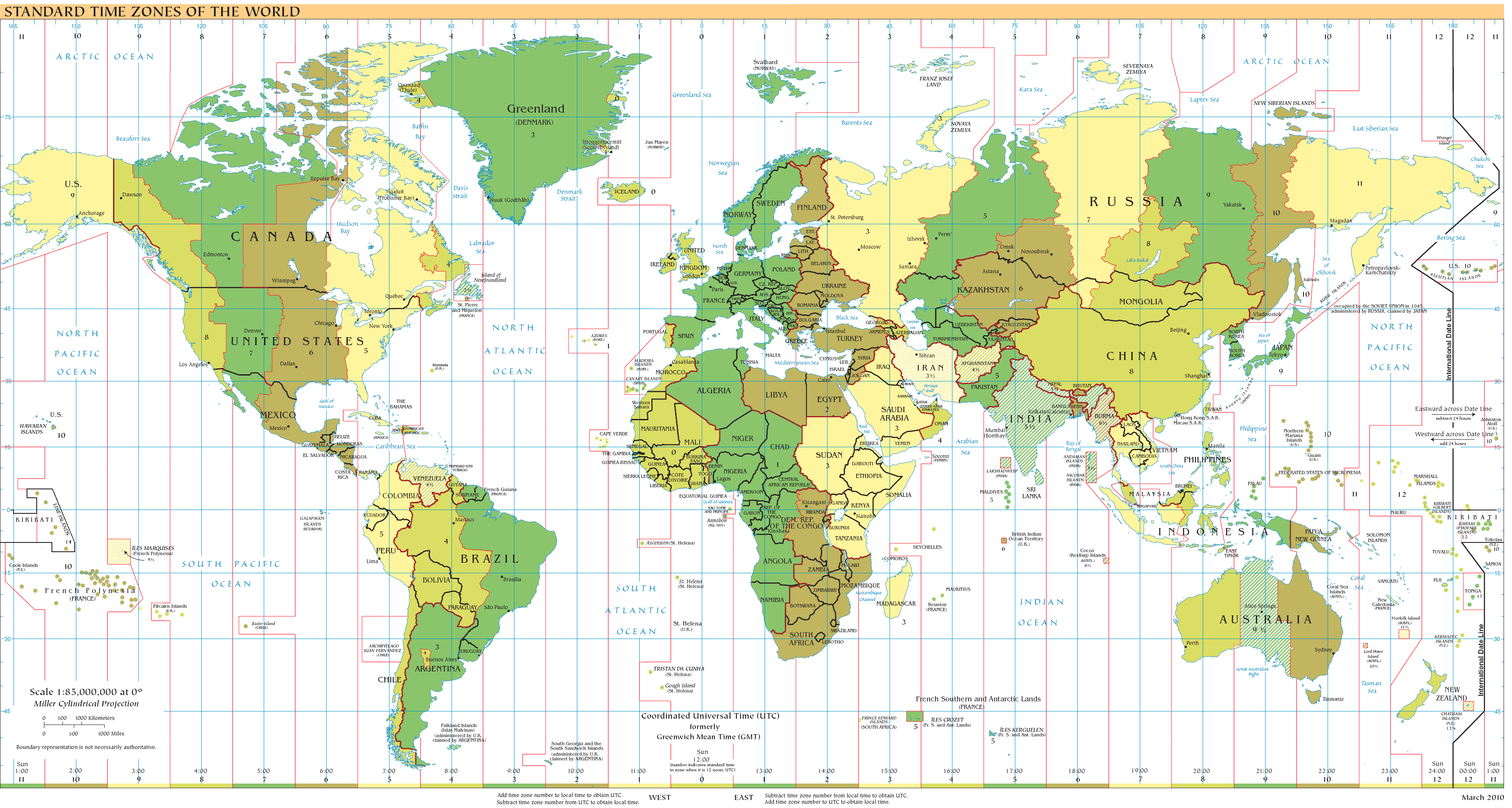 travel time calculator between time zones